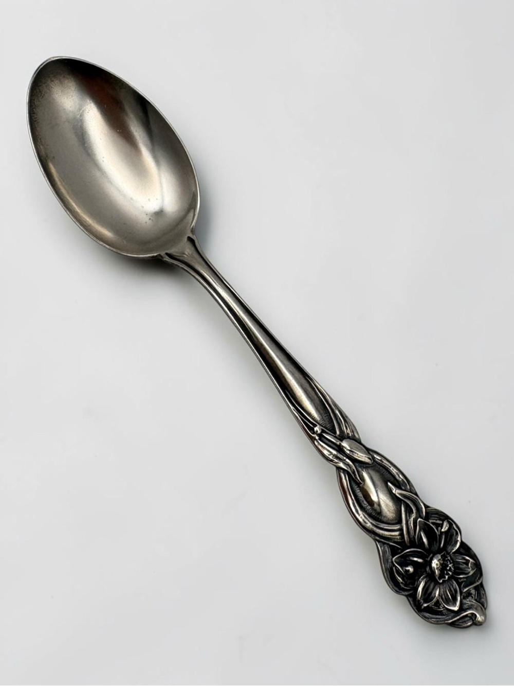 Antique Narcissus by Fessenden Sterling Silver 925 Spoon 5 7/8” Demitasse Floral